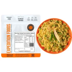 Expedition Foods Thai Green Chicken Curry with Rice (Single Serving)