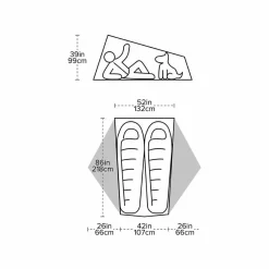 Big Agnes Tiger Wall UL2 Solution Dye Bikepacking Tent