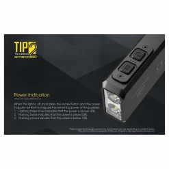 Nitecore TIP 2 USB Rechargeable Light