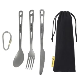 TOAKS Titanium 3 Piece Cutlery Set