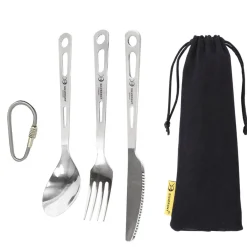 TOAKS Titanium 3 Piece Cutlery Set
