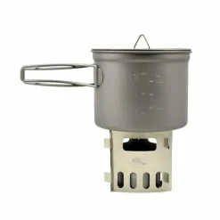 TOAKS Titanium Alcohol Stove Cook System with 900ml Pot