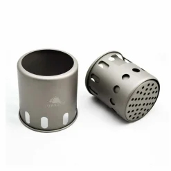 TOAKS Titanium Backpacking Wood Burning Stove - Small