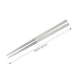 SilverAnt Titanium Chopsticks - Short Handle