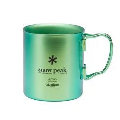 Snow Peak Titanium Double Wall 450 Coloured Mug