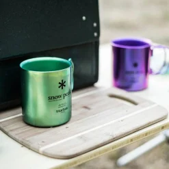 Snow Peak Titanium Double Wall 450 Coloured Mug