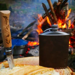 SilverAnt Titanium Hip Flask & Funnel 220ml