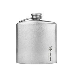 SilverAnt Titanium Hip Flask & Funnel 300ml