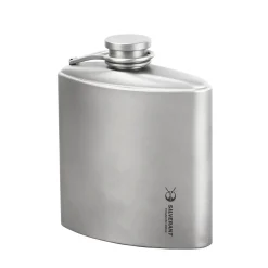 SilverAnt Titanium Hip Flask & Funnel 300ml