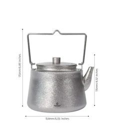 SilverAnt Titanium 900ml Bushcraft Kettle