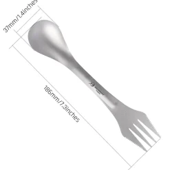 MSR Titanium Spork - Dual Ended