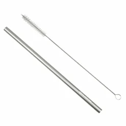 SilverAnt Titanium Straw with Cleaning Brush