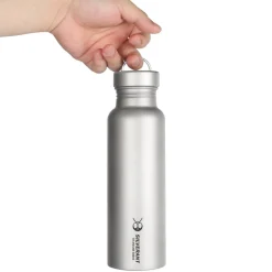 SilverAnt Titanium Water Bottle 500ml - Round