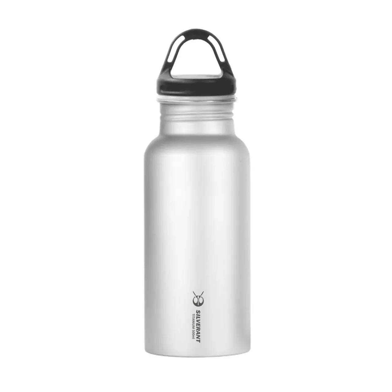 SilverAnt Titanium Water Bottle 500ml - Round