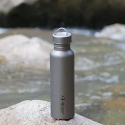 SilverAnt Titanium Water Bottle 500ml - Round