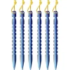 SilverAnt Titanium Y-Shape Tent Stakes - Long 6 Pack