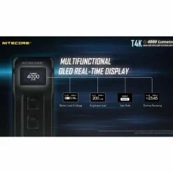 Nitecore T4K Rechargeable Light