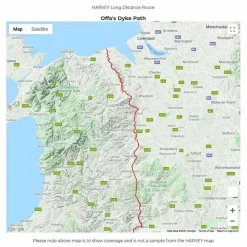 Cicerone Trail Map XT40 - Offa's Dyke Path