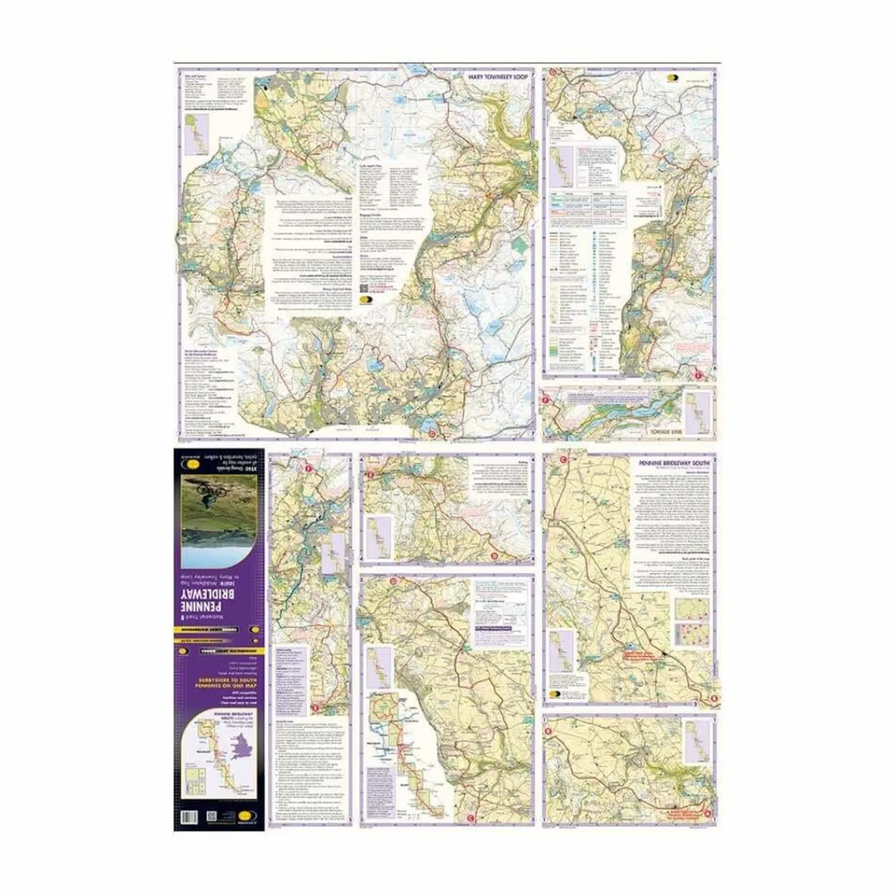 Harvey Maps Trail Map XT40 - Pennine Bridleway South