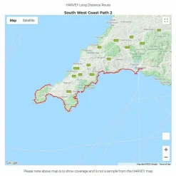 Harvey Maps Trail Map XT40 - South West Coast Path 2