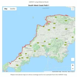 Harvey Maps Trail Map XT40 - South West Coast Path 1