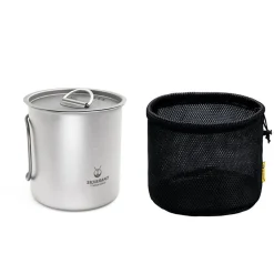 SilverAnt Ultralight Titanium Cup with Lid 600ml