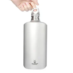 SilverAnt Ultralight Titanium Water Bottle 800ml - Slim