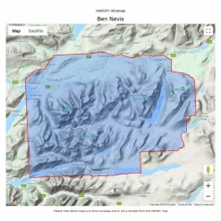 Harvey Maps UltraMap XT40 - Ben Nevis