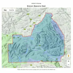 Harvey Maps UltraMap XT40 - Brecon Beacons East