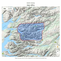 Harvey Maps UltraMap XT40 - Glen Affric