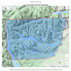 Harvey Maps UltraMap XT40 - Loch Lomond & The Trossachs
