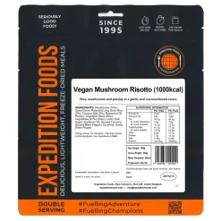 Expedition Foods Vegan Mushroom Risotto (Double Serving)