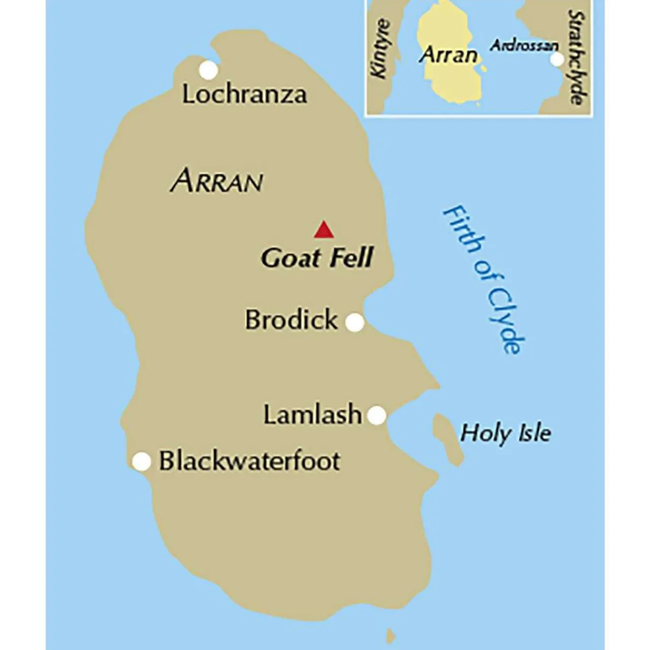 Harvey Maps Walking on Arran