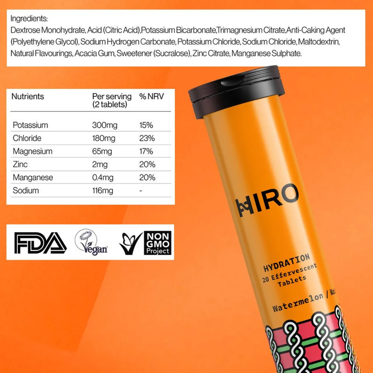 TORQ Watermelon Hydration Tablets