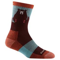 Women Darn Tough Womens Bear Town Micro Crew Socks
