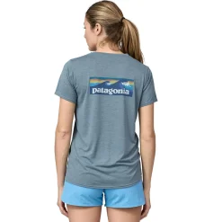 Women Patagonia Womens Capilene Cool Daily Graphic Shirt - Waters