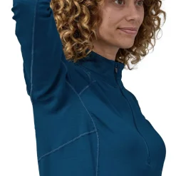 Women Patagonia Womens Capilene Thermal Weight Zip Neck