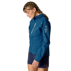 Women Rab Womens Downpour Trail Light 2.5L Jacket