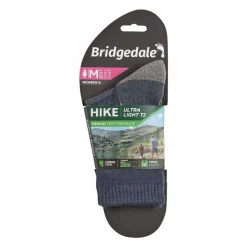 Women Bridgedale Womens Hike Ultra Light T2 Merino Performance Crew Socks