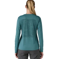 Women Patagonia Womens L/S Capilene Cool Daily Graphic Shirt