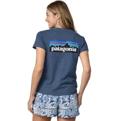 Women Patagonia Womens P-6 Logo Responsibili-Tee - Past Season Colours