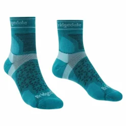 Women Bridgedale Womens Trail Run Ultra Light T2 Merino Sport 3/4 Crew Socks
