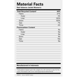 Women Rab Womens Valiance Waterproof Down Jacket